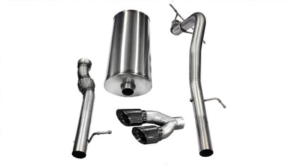 Corsa 11-14 GMC Yukon 6.2L V8 3in Cat-Back Single Side w Twin 4in Black Pro-Series Tips 14882BLK 14882BLK Photo - Primary