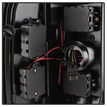 Spyder 07-13 Silverado (Will Not Work w/2010 921 Bulb) V3 Tail Lights Rd/Clr ALT-YD-CS07V3-LBLED-RC 5084101 5084101 Photo - Unmounted