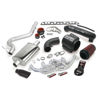 Banks Power 00-03 Jeep 4.0L Wrangler PowerPack System - SS Single Exhaust w/ Black 51333-B Photo - Primary