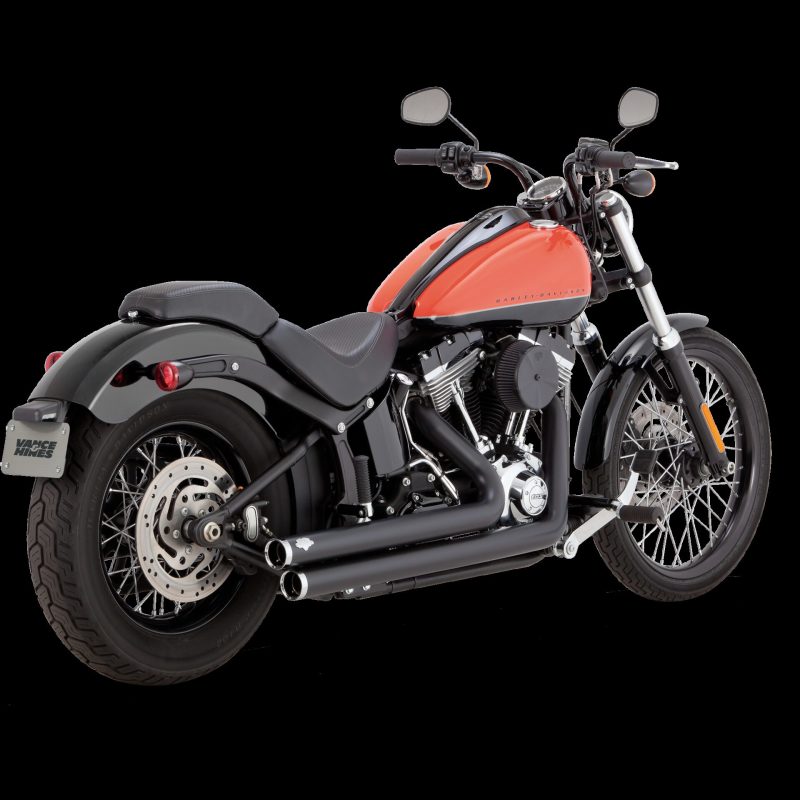 Vance and Hines Big Shot Stgrd Pcx Blk M8 Sftl 47341