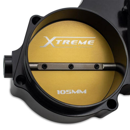BLOX Racing 2015+ Dodge Hellcat / Jeep Trackhawk 6.2L 105mm Electronic Billet Throttle Body - Black BXIM-00255-BK BXIM-00255-BK Photo - Primary