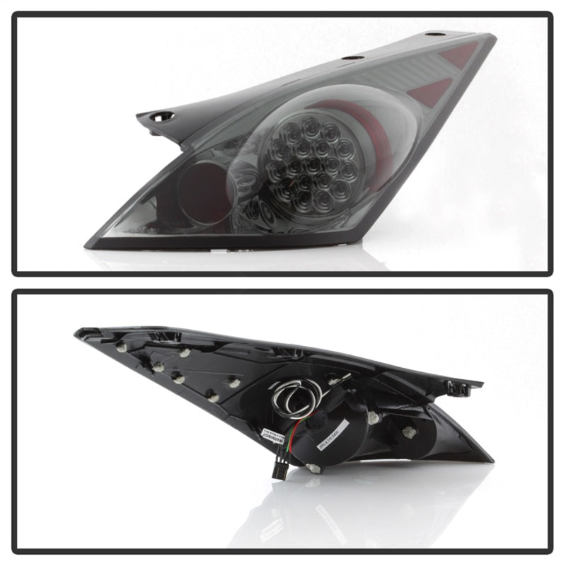 Spyder Nissan 350Z 03-05 LED Tail Lights Smoke ALT-YD-N350Z02-LED-SM 5022530 5022530 Photo - Unmounted