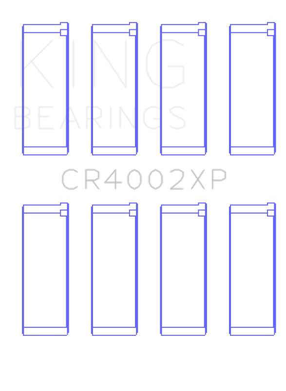 King Engine Bearings King Mazda B6/B6-T/ZM/B3/B5 (Size .026) Connecting Rod Bearings (Set of 4) CR4002XP.026 CR4002XP.026 Photo - Primary