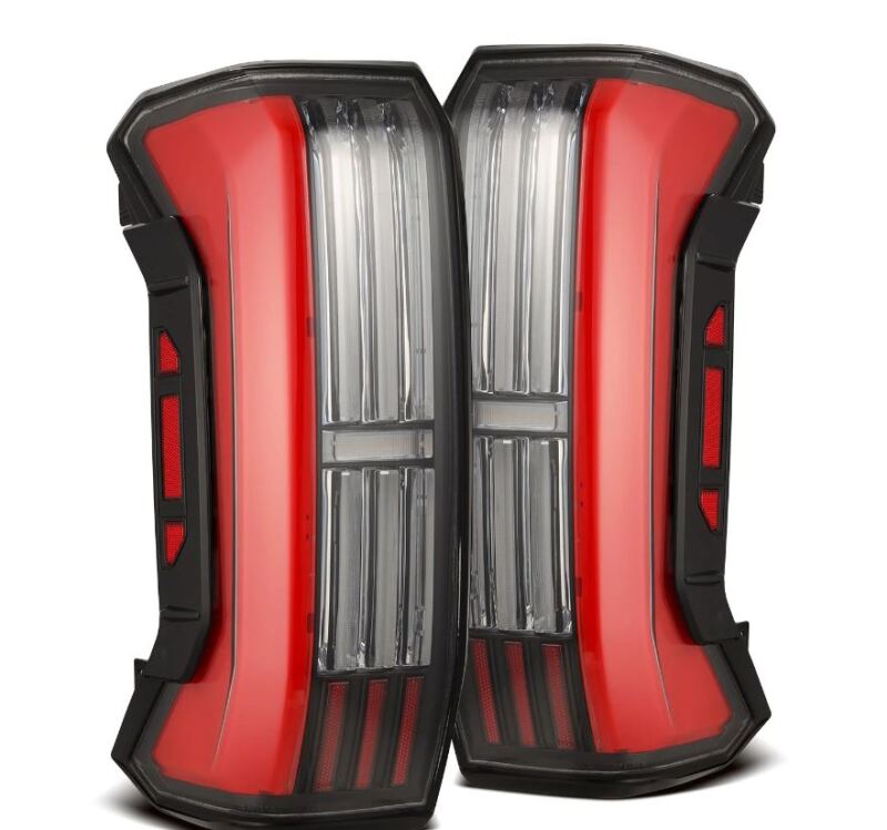 AlphaRex 22-24 Toyota Tundra NOVA-Series Prismatic LED Tail Lights - Black/Red 673002 673002 Photo - Primary