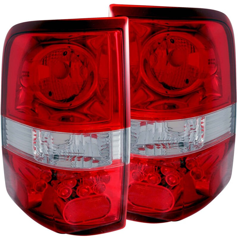 Anzo 2004-2008 Ford F-150 Taillights Red/Clear - LED Style 211058 Photo - Primary