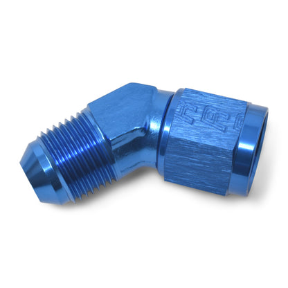 Russell 45° Female AN To Male AN (Blue Finish) 614703 Photo - out of package