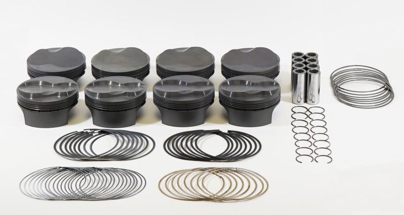 Mahle MS Piston Set GM LSX 434cid 4.155x1.110RCH 4.0 Stk 6.125 Rod .927 Pin 5.6cc 13.8CR - Set of 8 930229755 930229755 Photo - Primary