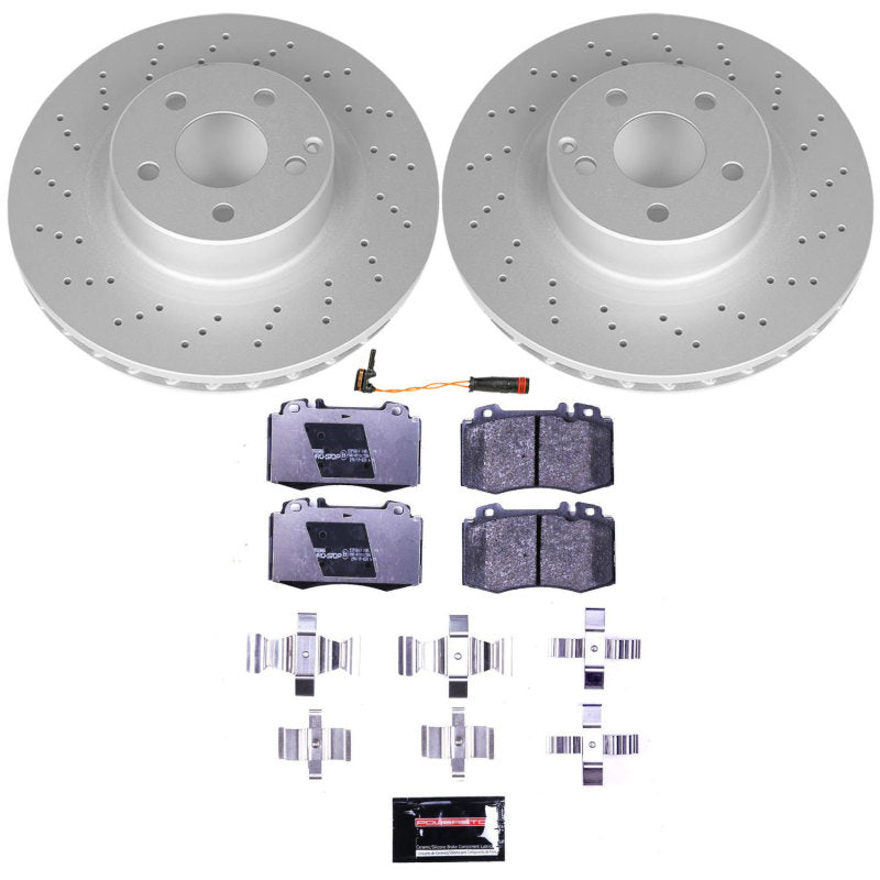 PowerStop Power Stop 00-03 Mercedes-Benz CL500 Front Euro-Stop Brake Kit ESK5235 ESK5235 Photo - Primary