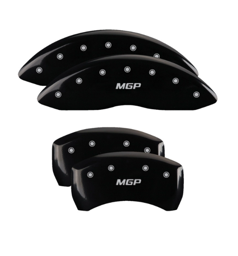 MGP 4 Caliper Covers Engraved Front/Rear 18-19 Buick Regal Sportback Black Finish Silver Characters 49014SMGPBK 49014SMGPBK User 1