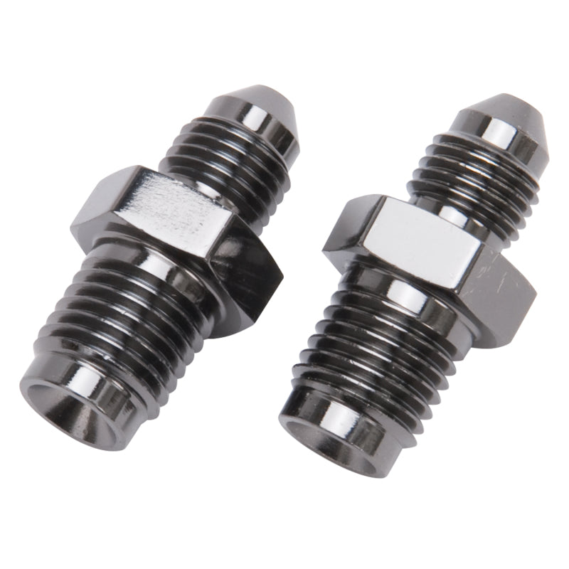 Russell Performance -3 AN SAE Adapter Fitting (2 pcs.) (Black) 641323 641323 Photo - Primary
