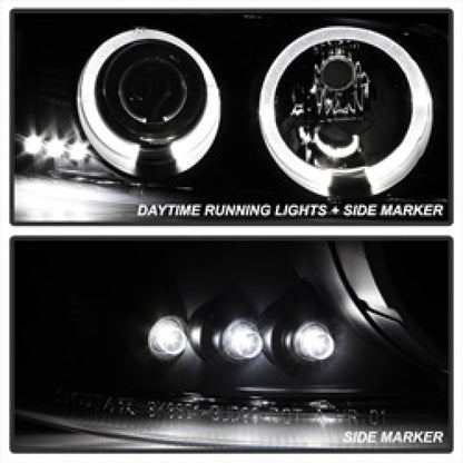 Spyder GMC Sierra 1500/2500 99-06 Projector Headlights LED Halo LED Blk Smke PRO-YD-CDE00-HL-BSM 5078292 5078292 Photo - Primary