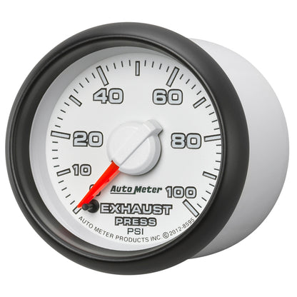 Autometer 2-1/16" Exhaust Pressure, 0-100 Psi, Stepper Motor Gen 3 Dodge Factor 8595 User 2