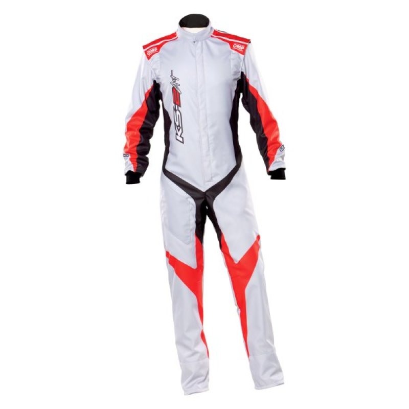 OMP KS-2 Art Suit Silver/Red - Size 50 KA0-1729-A01-086-50 KA0-1729-A01-086-50 Photo - Primary