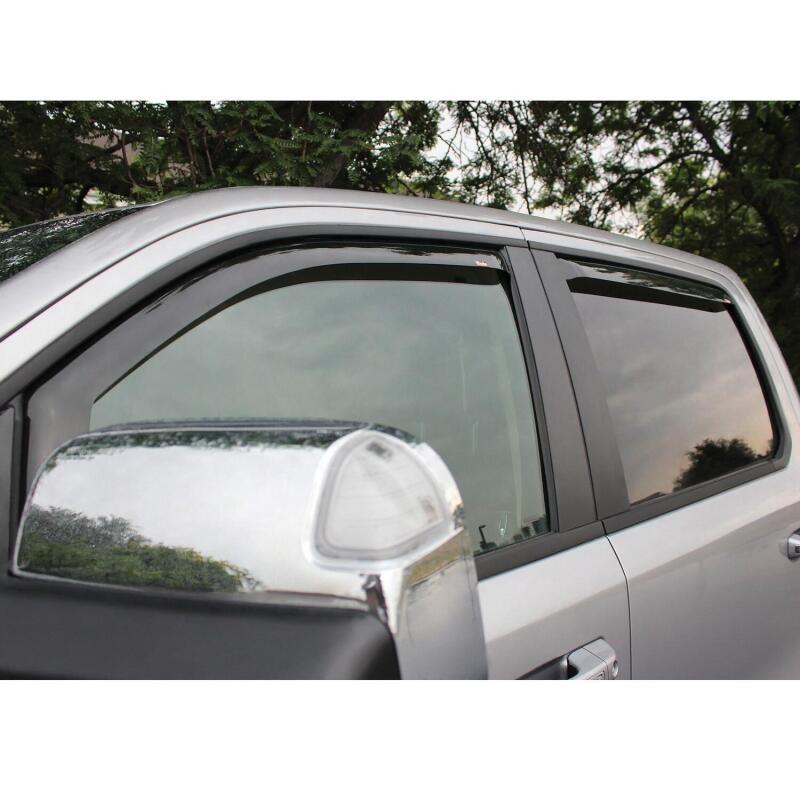 Westin 19-22 Ram 1500 Crew Cab(Excl. 19-22 Ram 1500 Classic) In Channel Wind Deflector 4pc - Smoke 72-35407 72-35407 Photo - Mounted