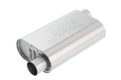 Borla CrateMuffler SBC Hot 350/383 2.5in Offset/Center 14in x 4.35in x 9in S-Type Muffler 400773 400773 Photo - Primary