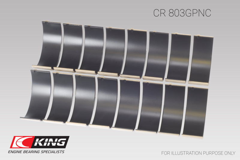 King Engine Bearings King Chevrolet SBC 265CI/283CI/327CI (Size Standard) Connecting Rod Bearing Set CR803GPNC CR803GPNC User 1