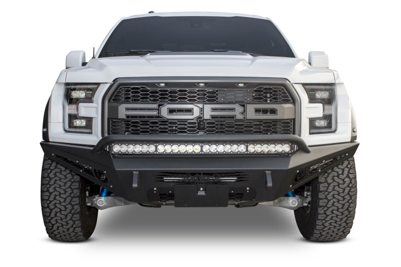 Addictive Desert Designs 17-18 Ford F-150 Raptor Front License Plate Bracket AC11154501NA AC11154501NA Photo - Mounted