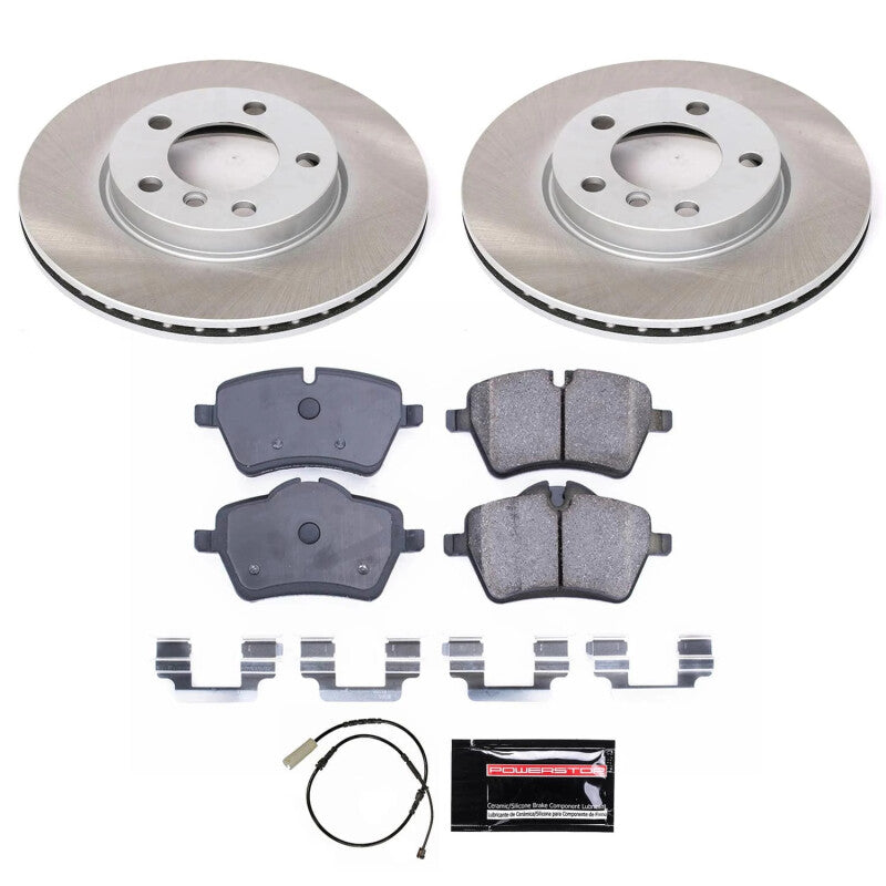 PowerStop Power Stop 13-16 Mini Cooper Paceman Front Semi-Coated Rotor Kit SC6662 SC6662 Photo - Primary