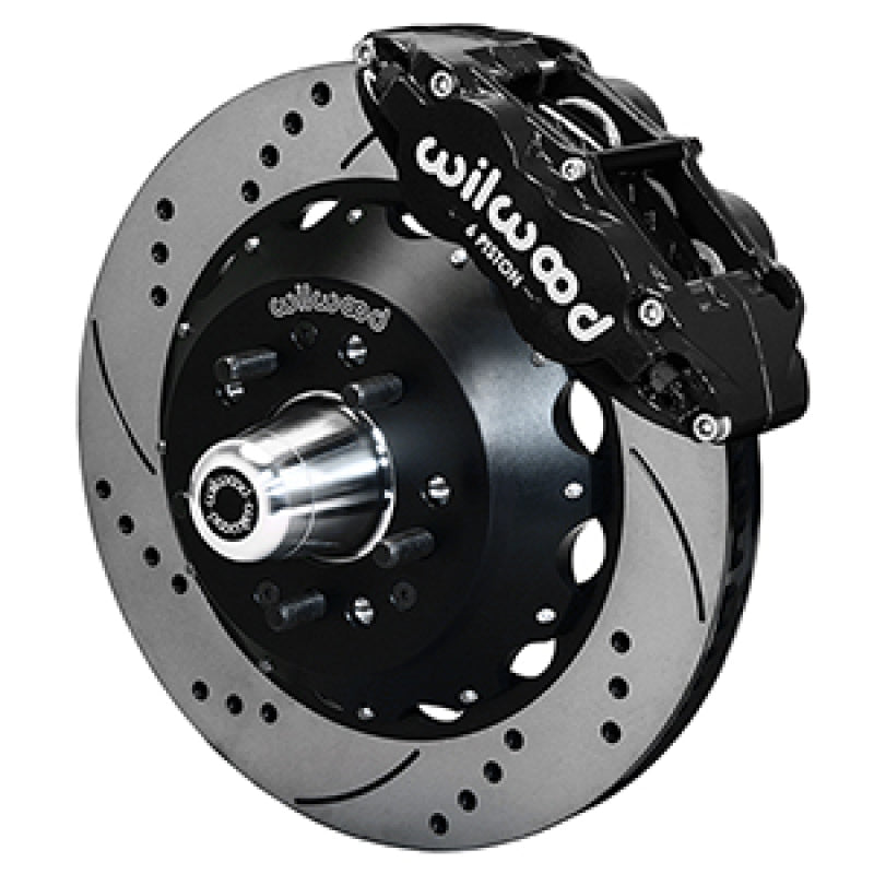 Wilwood 55-57 Chevy Bel Air Superlite 6R Kit, 5 x 4.50in/4.75in Hub - 14.00in D&S Rotor 140-16909-D