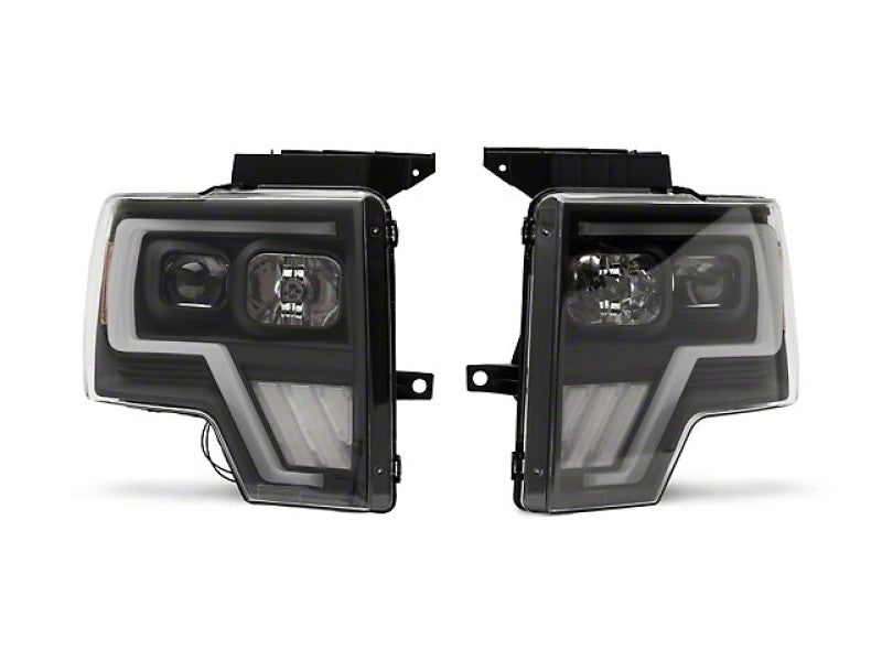 Raxiom 09-14 Ford F-150 G4 Projector Headlights- Black Housing (Clear Lens) T544003