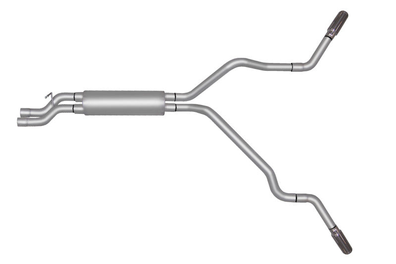 Gibson 02-05 Chevrolet Silverado 2500 HD Base 6.0L 2.5in Cat-Back Dual Extreme Exhaust - Aluminized 5009 5009 Photo - Primary