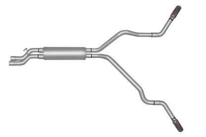 Gibson 02-05 Chevrolet Silverado 2500 HD Base 6.0L 2.5in Cat-Back Dual Extreme Exhaust - Aluminized 5009 5009 Photo - Primary