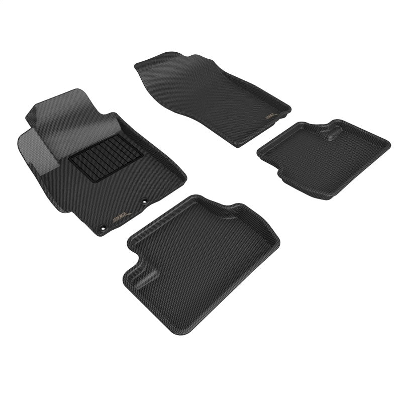 3D MAXpider 08-15 Mitsubishi Lancer Evolution X Kagu 1st 2nd Row - Floor Mat Set (Black) L1MT00801509 L1MT00801509 Photo - Primary
