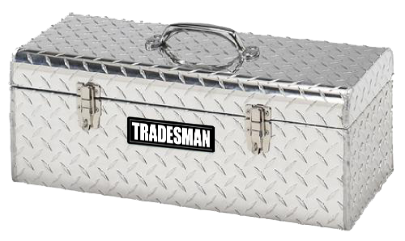 Tradesman Aluminum Handheld Tool Box (24in.) - Brite 5124T