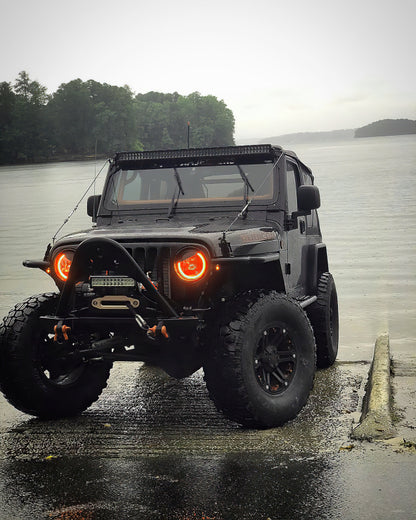 ORACLE Lighting Oracle 7in High Powered LED Headlights - Black Bezel - ColorSHIFT 2.0 5769-333 5769-333 Photo - lifestyle view