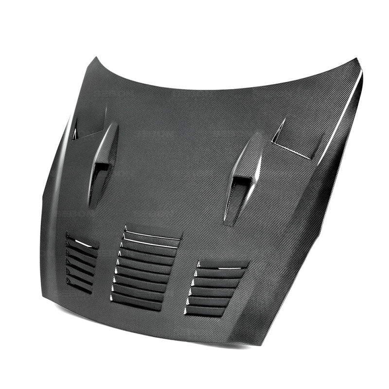 Seibon 09-12 Nissan GTR R35 Carbon Fiber Hood HD0910NSGTR-GTII/HD0910NSGTR-GTII-DRY HD0910NSGTR-GTII Photo - Primary