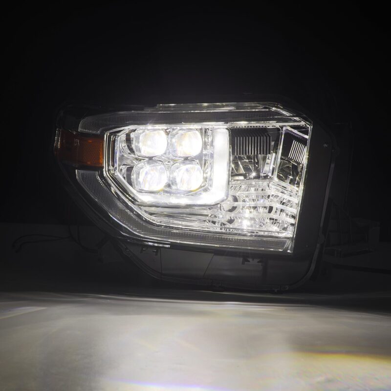 AlphaRex 14-21 Toyota Tundra NOVA LED Proj HL Chrome w/Actv Light & Seq. Sig + Switchback DRL 880831 880831 User 5
