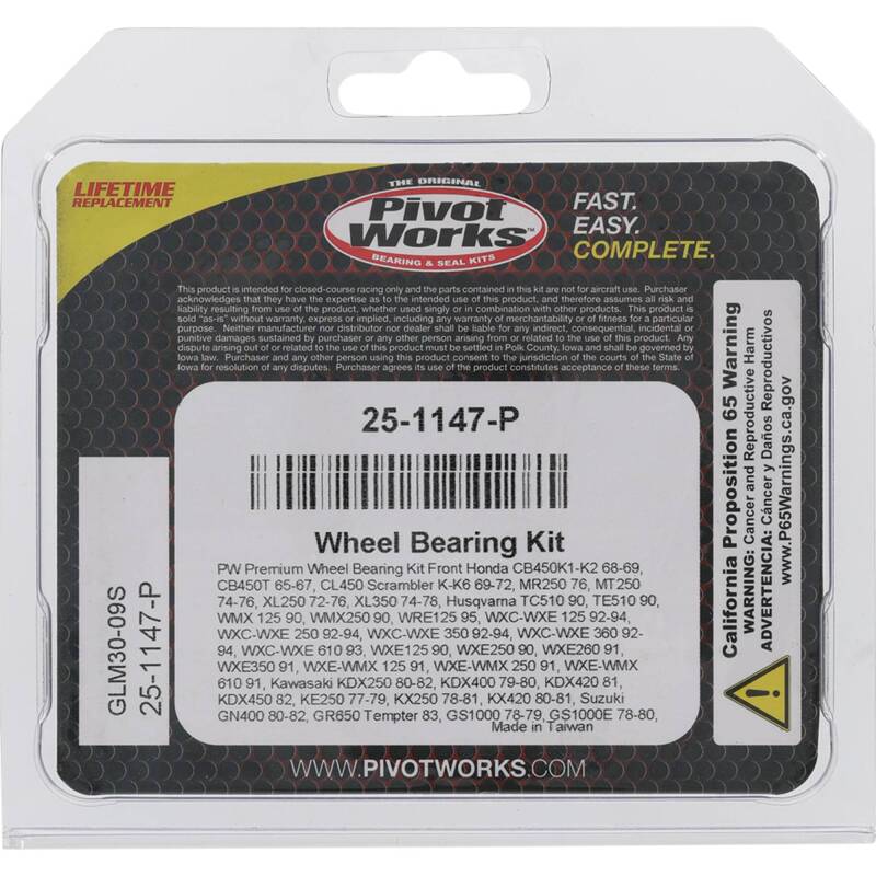 Pivot Works Pw Premium Wheel Bearing 25-1147-P 25-1147-P Photo - Primary