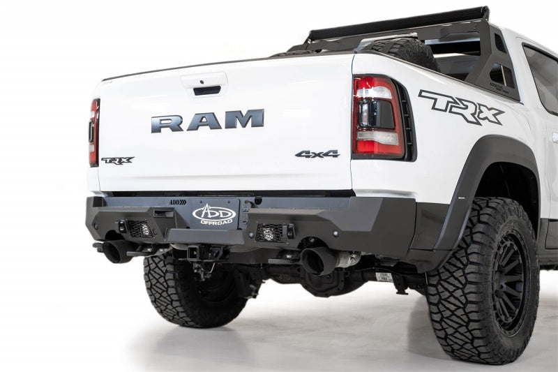 Addictive Desert Designs 2021 Dodge RAM 1500 TRX Stealth Fighter Rear Bumper - Hammer Black R620081280103 R620081280103 Photo - Mounted