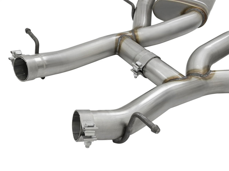 aFe  POWER 49-34068-P MACH Force-Xp 3" 304 SS Axle-Back Exhaust System 49-34068-P Photo - Unmounted