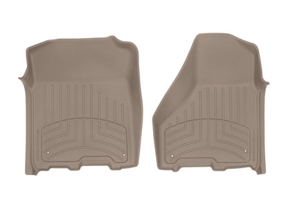 WeatherTech 12-18 Dodge Ram 1500 Crew Cab / Extended Cab Front Floorliner HP - Tan 454781IM 454781IM Photo - Primary