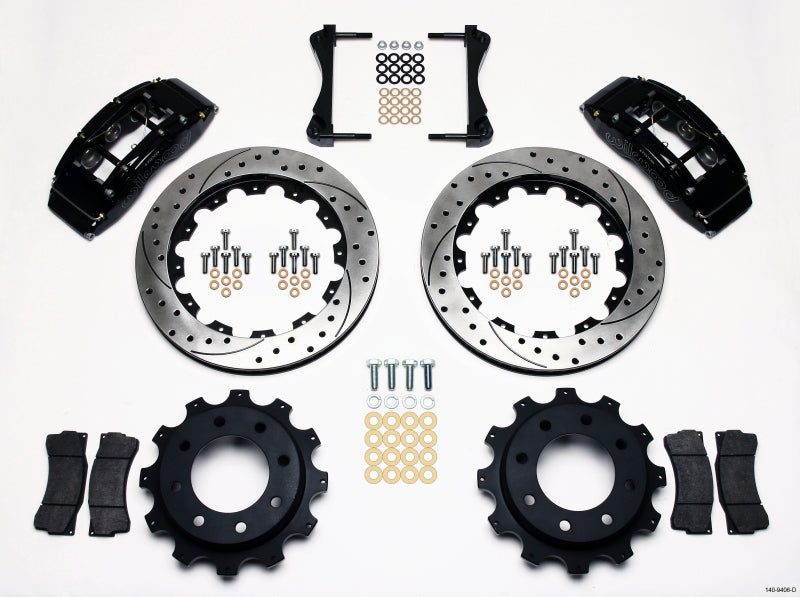 Wilwood TC6R Rear Kit 16.00in Drilled 1999-2010 GM Trk 2500 HD 4.84 Cntr 140-9406-D 140-9406-D Photo - Primary