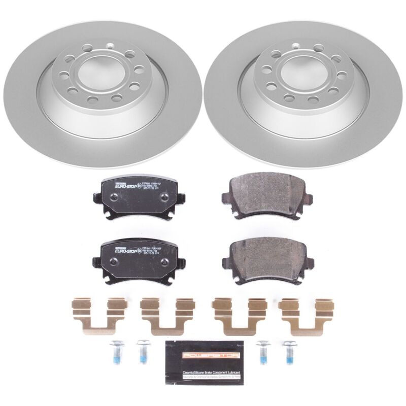 PowerStop Power Stop 05-11 Audi A6 Rear Euro-Stop Brake Kit ESK4625 ESK4625 Photo - Primary