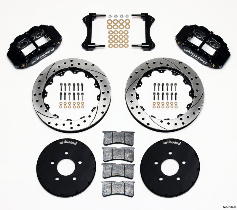 Wilwood FNSL6R Front Hat Kit, 12.88", Drilled, 1994-2004 Mustang 140-9107-D Photo - Primary