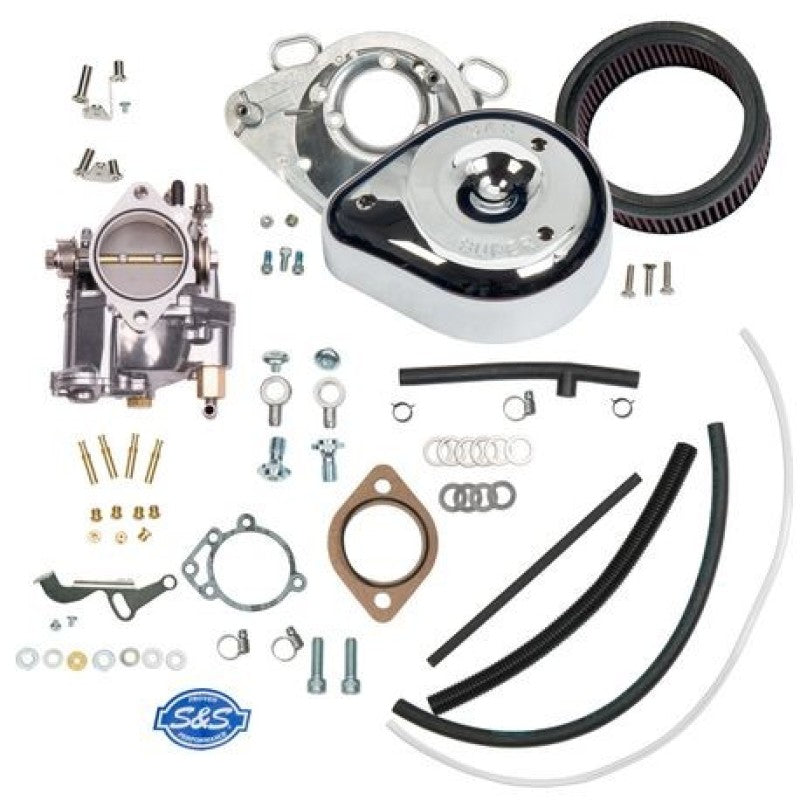 S&S Cycle 93-99 BT Super G Partial Carburetor Kit w/o Manifold & Mounting Hardware 11-0446 11-0446 Photo - Primary