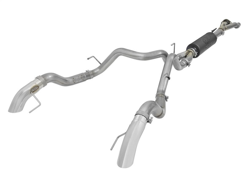aFe MACH Force-Xp Cat-Back Exhaust System w/ Dual Hi-Tuck Polished Tips 49-33095-P Photo - Primary