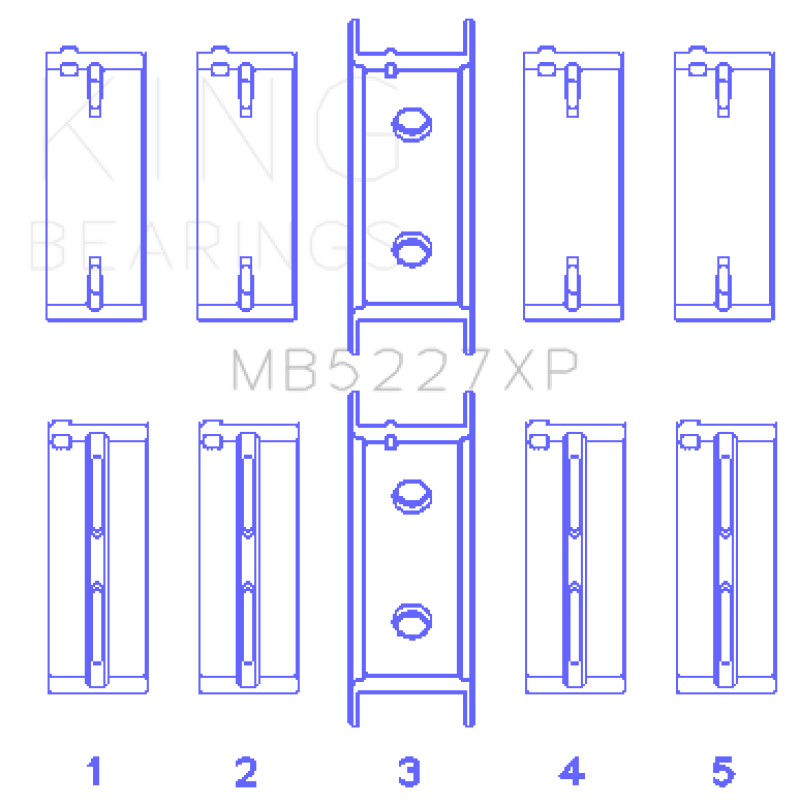 King Engine Bearings KING Performance Main Bearings Engine Components Bearings main image