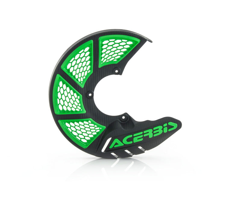 Acerbis X-Brake Vented Disc Cover - Black/Green 2449491043 2449491043 Photo - Primary