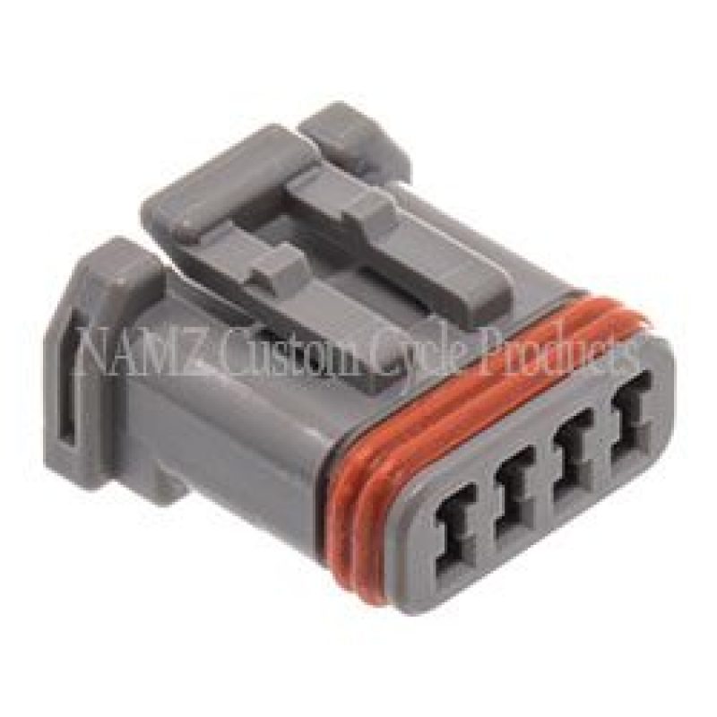 NAMZ MX-1900 4-Position Socket Housing - Gray NJ-4S52 NJ-4S52 Photo - Primary
