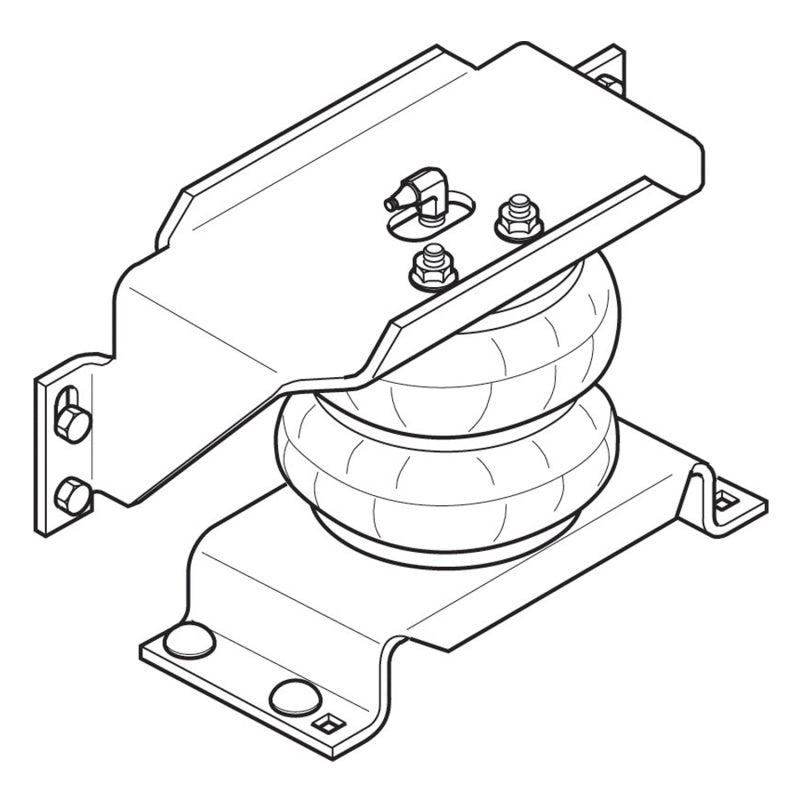 Firestone Ride-Rite Air Helper Spring Kit Rear 96-17 Ford E450 (Commercial w/o OE Bed) (W217602153) 2153 2153 Photo - Primary