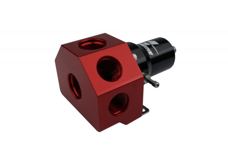 Aeromotive EFI Regulator Belt Drive, 30-120 psi, .500 Valve, 4x AN-08 & AN-10 13133 Photo - Close Up