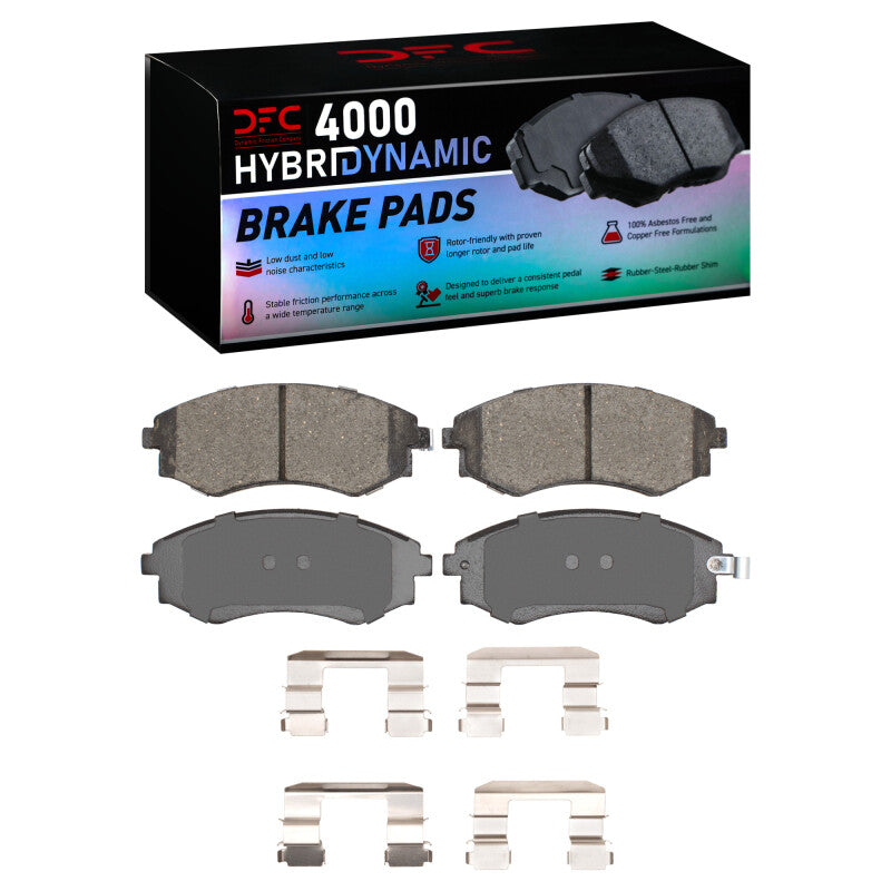 DFC DFC 4000 HybriDynamic Brake Pads Brakes, Rotors & Pads Brake Pads - OE main image