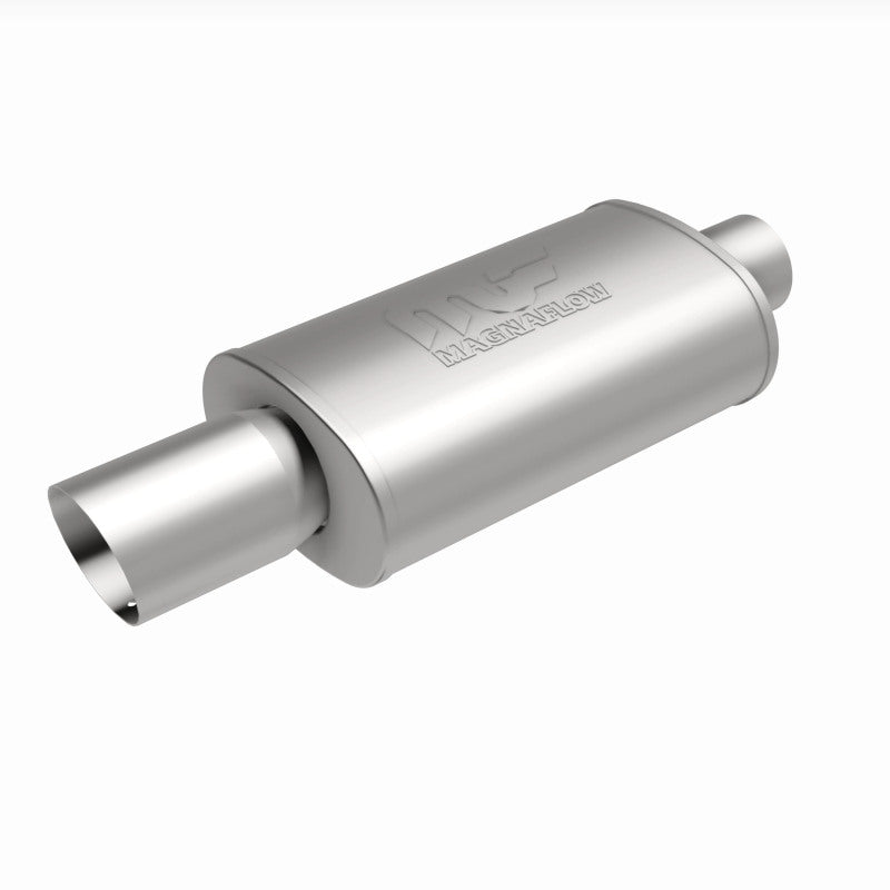 MagnaFlow 5" X 8" Oval Center/Center Performance Muffler With Tip 14834 360 Degree Image Set