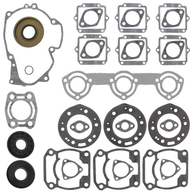 Vertex Pistons Vertex Gaskets 92-95 Polaris SL650 Complete Gasket Kit w/ Oil Seals 611801 611801 Photo - Primary