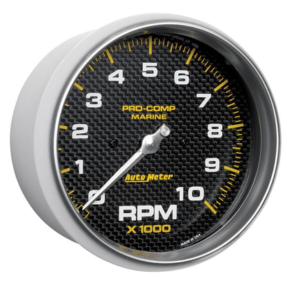 Autometer Gauge, Tachometer, 5", 10k RPM, Marine Carbon Fiber 200801-40 User 3