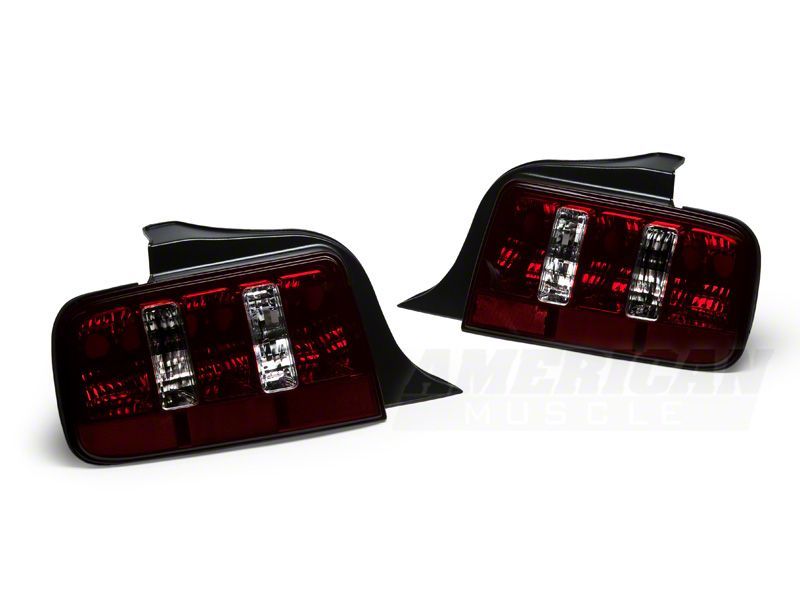 Raxiom 05-09 Ford Mustang Coyote Tail Lights- Blk Housing (Smoked Lens) 49117